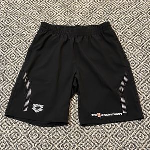 🎉 EUC! 🎉 Like New! Arena Youth XL Black Shorts with drawstring